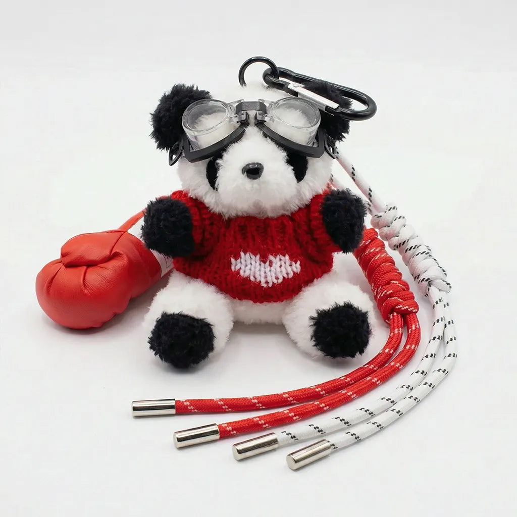 "Knockout" Panda Bag Charm – The Little Fighter