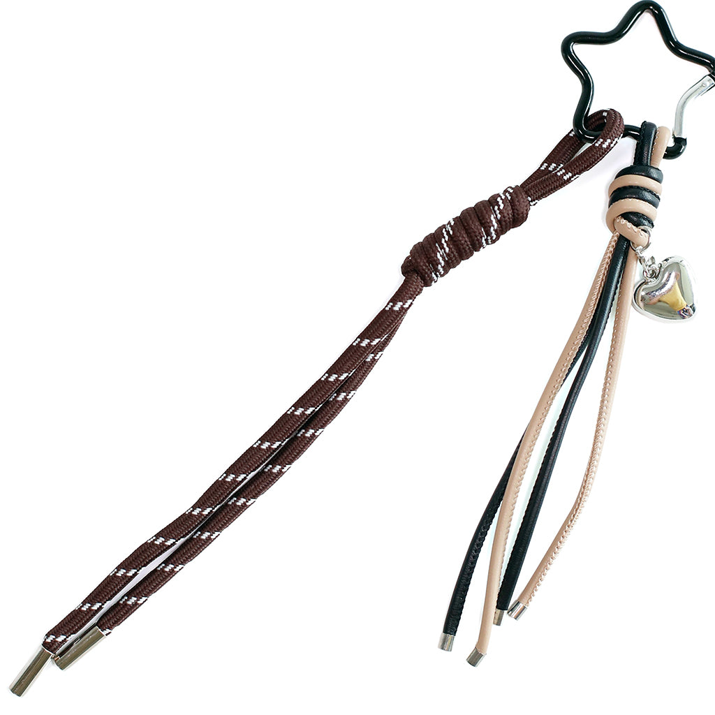 Pablo Pandartist: Artistic Panda Painter Keychain with Woven Accents & Charms