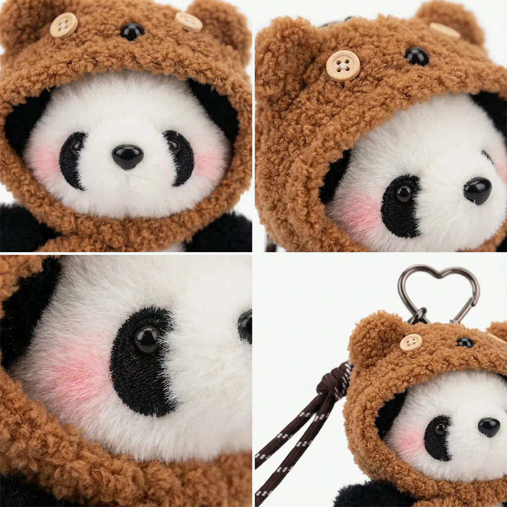 "Teddy Bear" Panda Bag Charm – The Cozy Companion