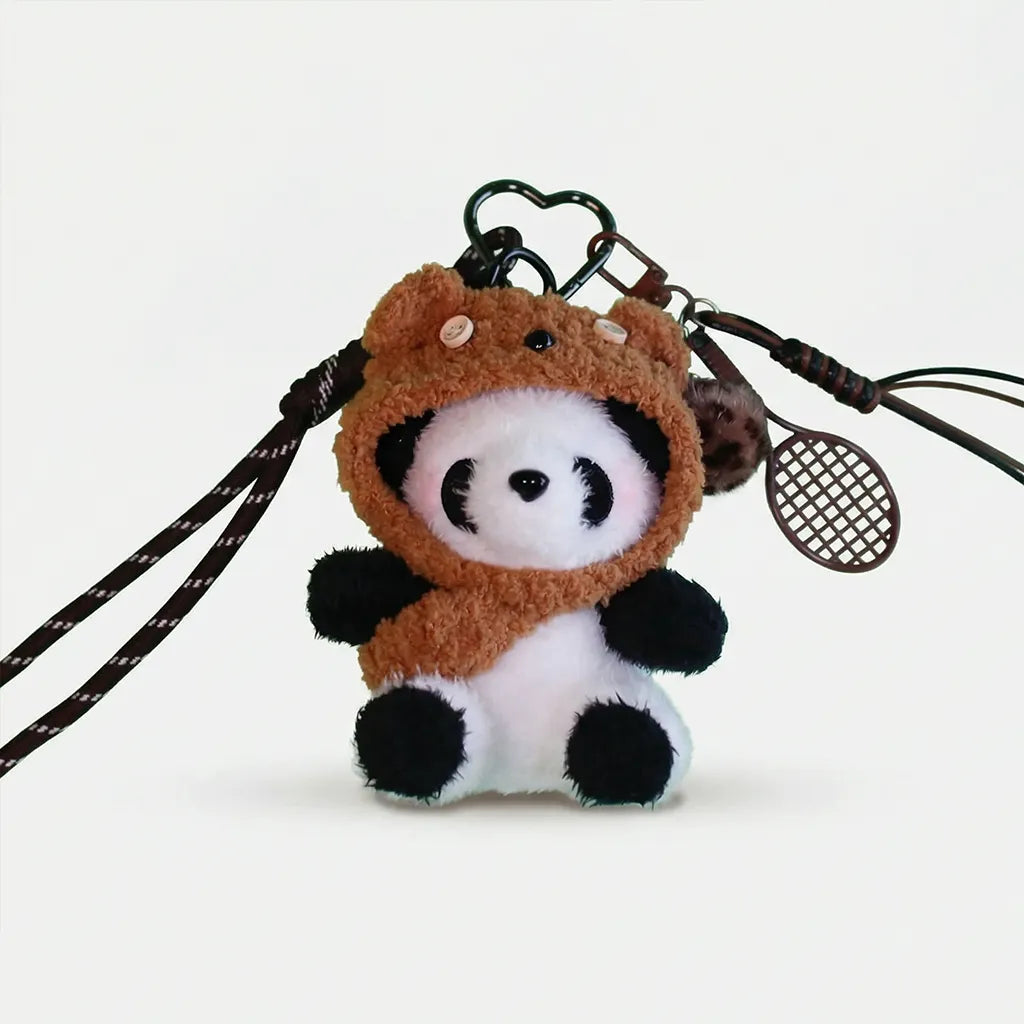 "Teddy Bear" Panda Bag Charm – The Cozy Companion