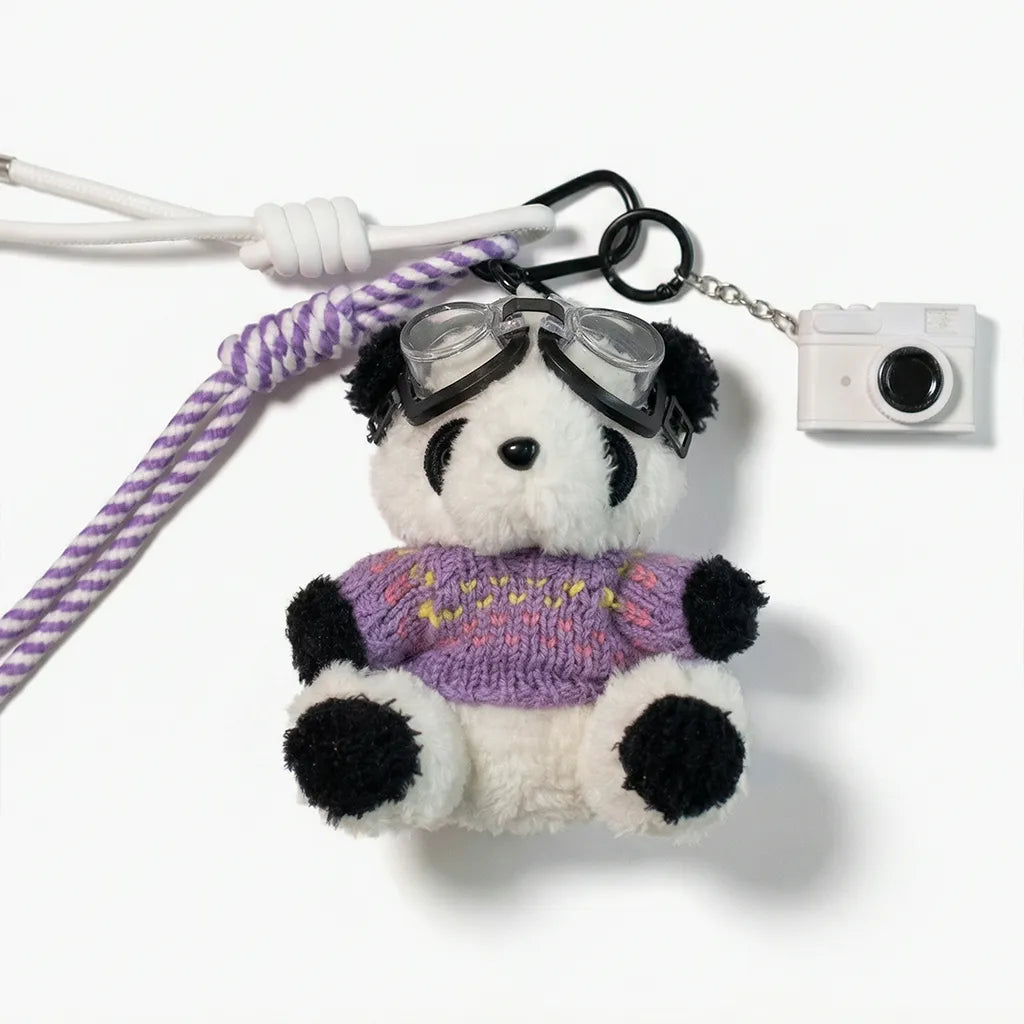 "Shutterbug" Panda Bag Charm – The Little Explorer