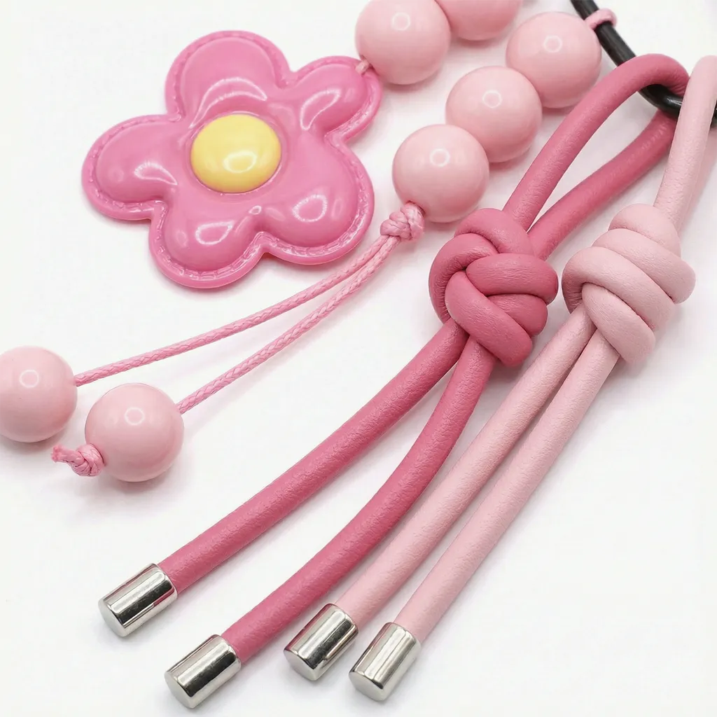 Petal Pink" Panda Bag Charm – The Sweet Blossom