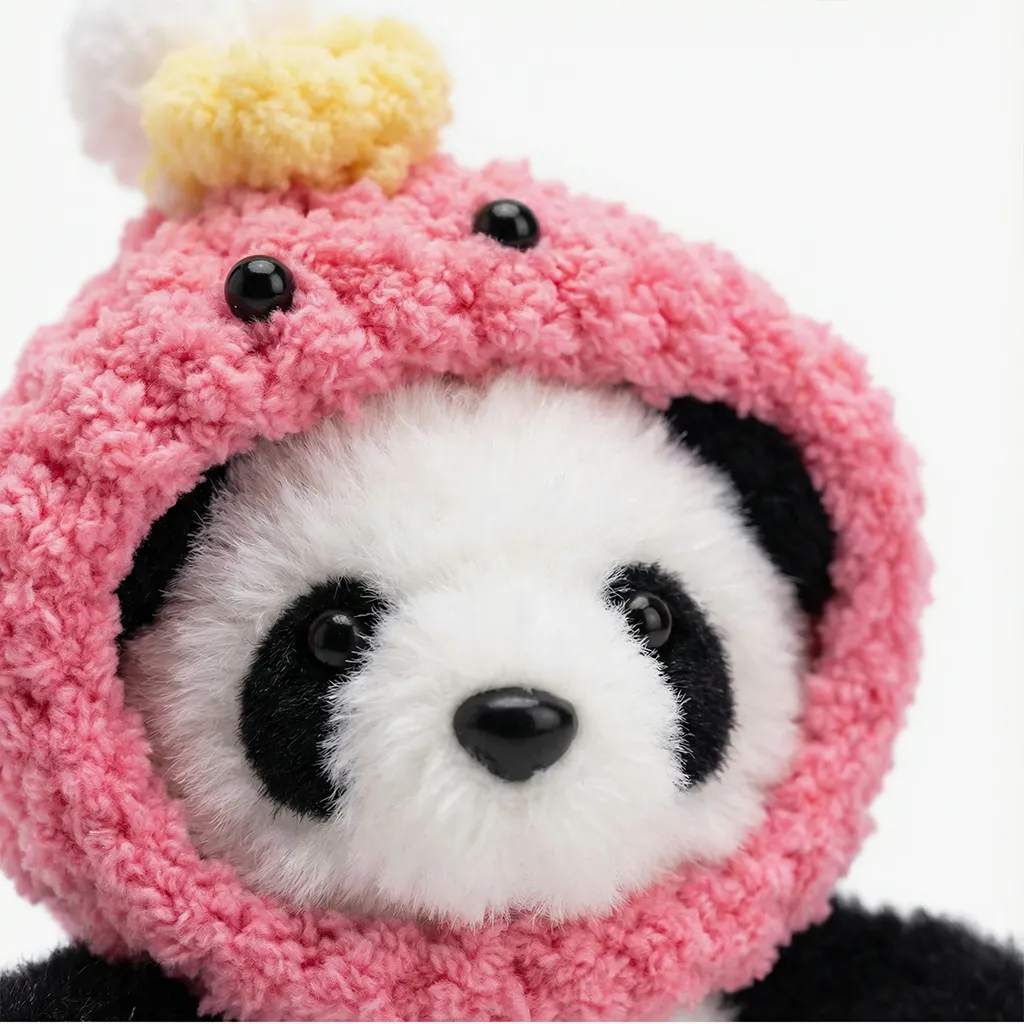 Petal Pink" Panda Bag Charm – The Sweet Blossom