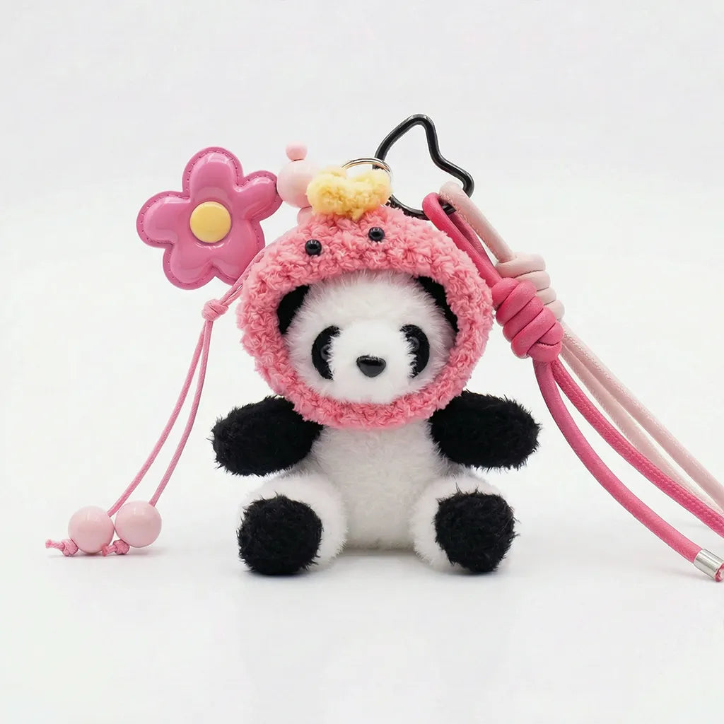 Petal Pink" Panda Bag Charm – The Sweet Blossom