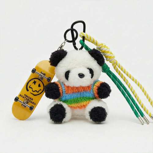 "Kickflip" Panda Bag Charm – The Street Skater